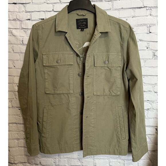 Lucky Brand Military Jacket $199 Embroidered Tiger Fighter Lover, Medium EUC - Picture 2 of 12